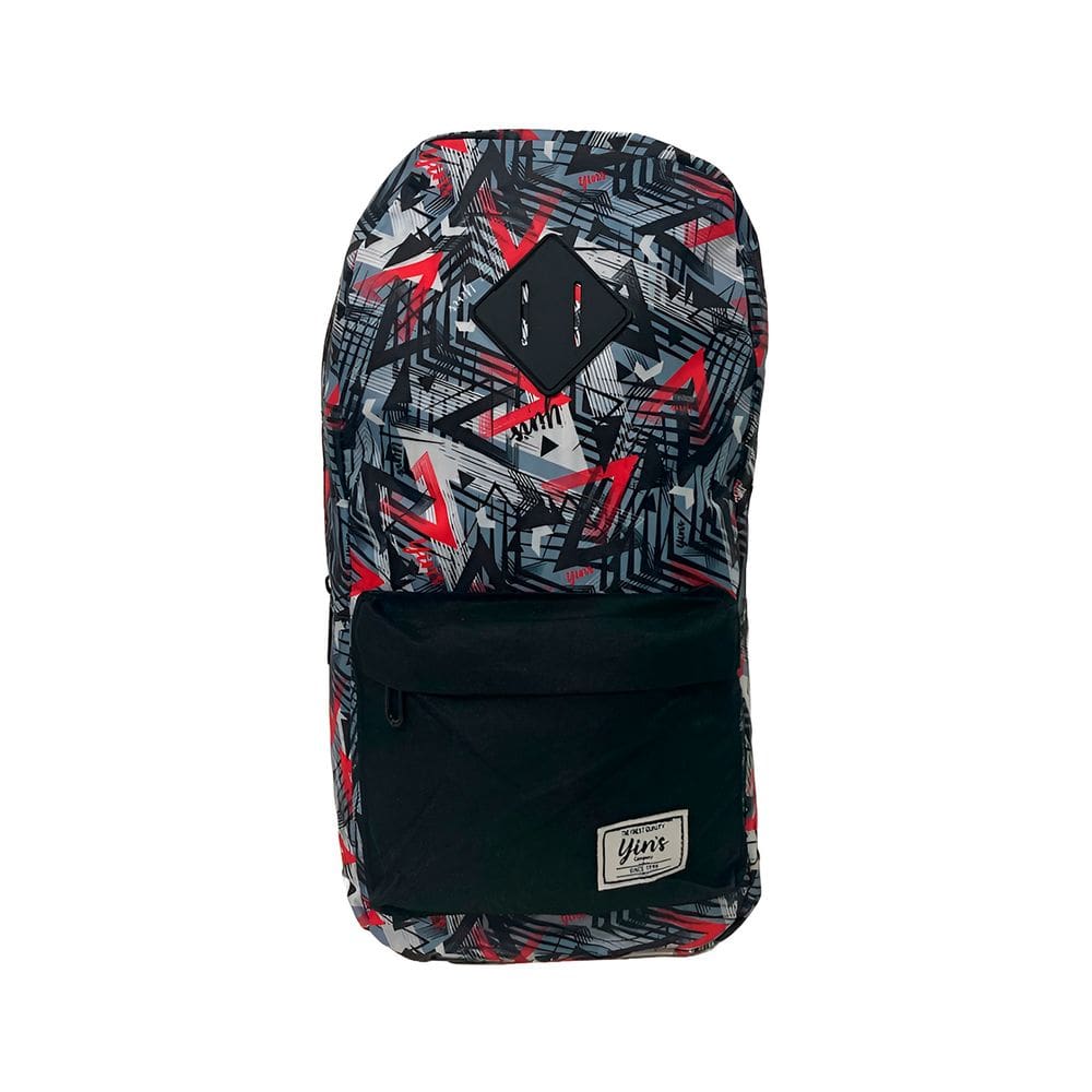 Mochila Transversal Regulável Camuflada Estampada Cor:Vermelho