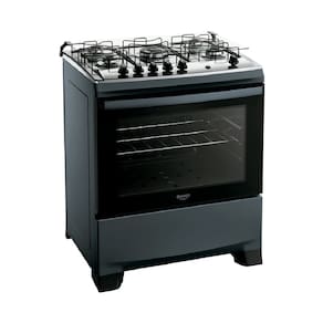 Fogão a Gás Dako Supreme Titanium com Mesa Inox 5 Bocas - Bivolt