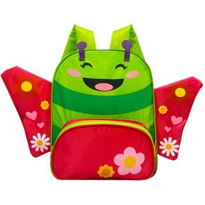 Mochila Infantil Personagens Bichinhos Escolar Estampa:Borboleta