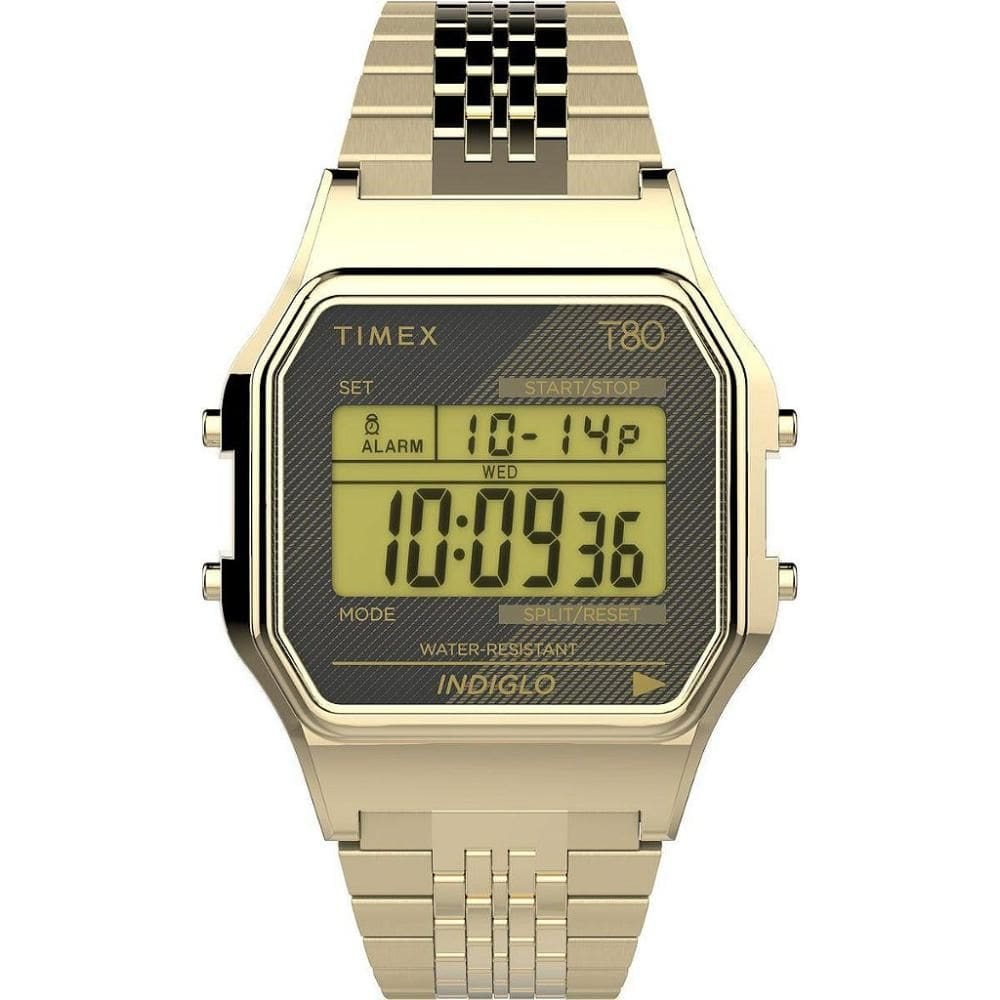 Relógio Timex Digital Vintage T80 Dourado TW2V18900