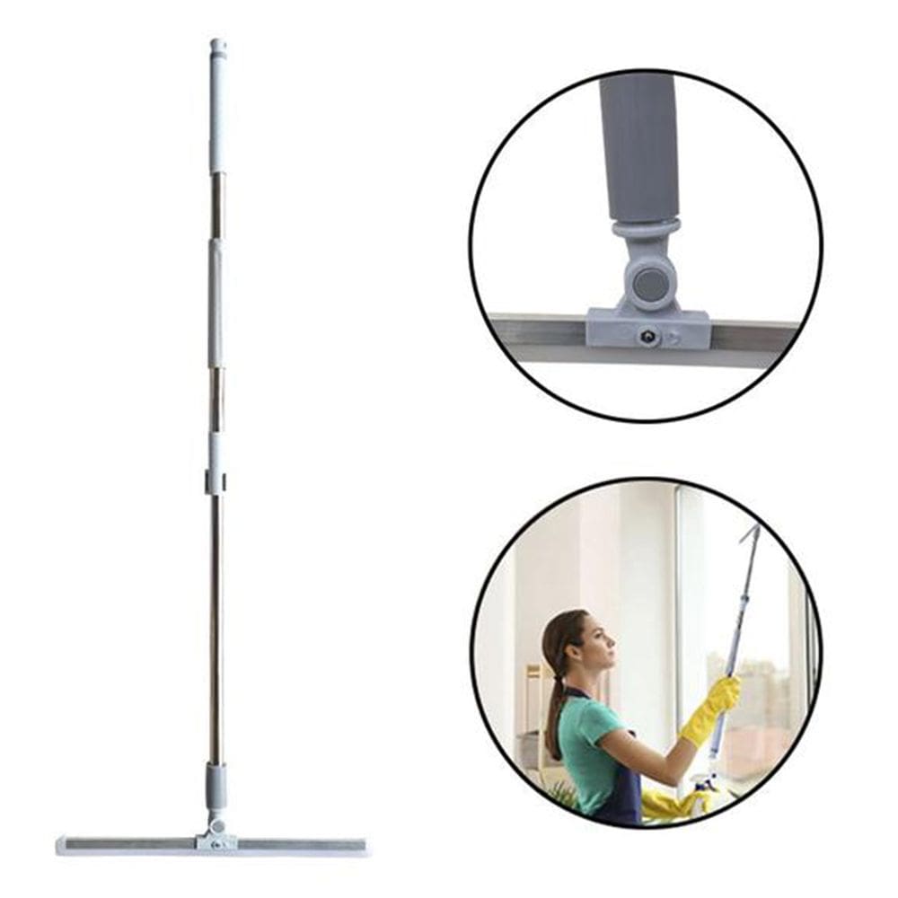 Rodo Vassoura Silicone Multifuncional Cabo Extensor 1,04 Metros