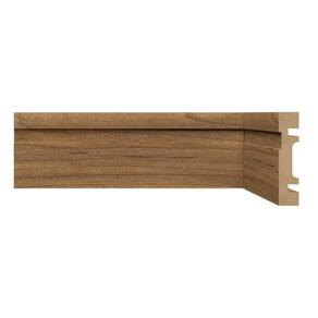 Kit Rodapé de MDF 20 Barras Frisadas de 7cm x 2,40m Rende 48 Metros Moldufama Imbuia