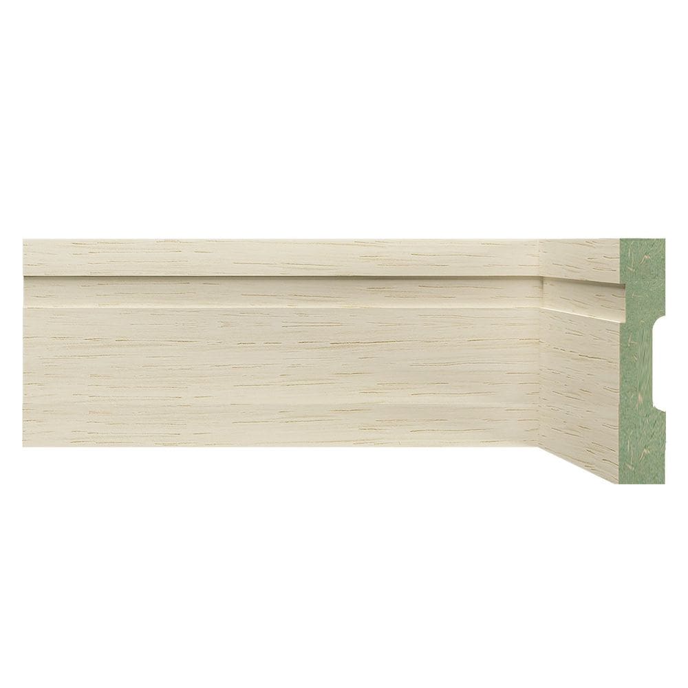 Rodapé de MDF Frisado de 10cm x 2,40m Rende 2,4 Metros Moldufama 1002 Decapê Provence