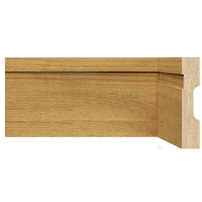 Kit Rodapé de MDF 30 Barras Frisadas de 10cm x 2,40m Rende 72 Metros Moldufama Carvalho Prime