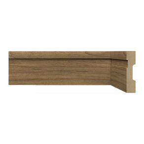 Kit Rodapé de MDF 15 Barras Frisadas de 7cm x 2,40m Rende 36 Metros Moldufama Imbuia