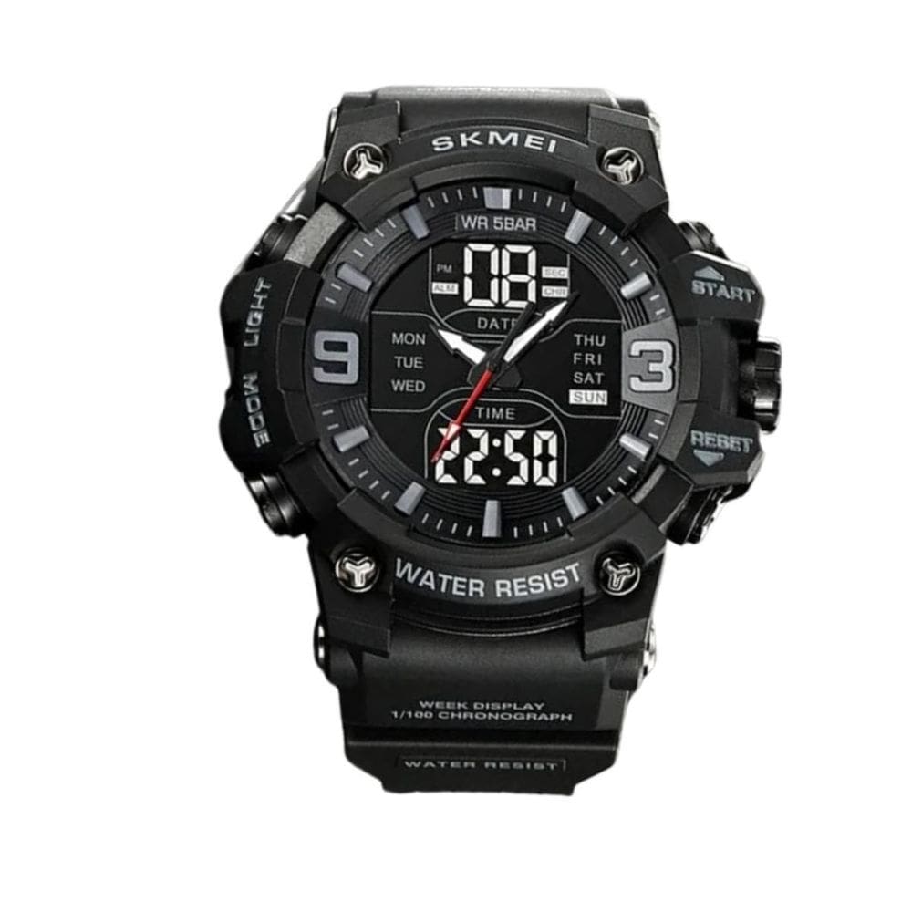 Relógio Masculino Skmei Anadigi 2222 Preto