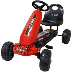 Mini Kart Carrinho Com Pedal Mini Veículo Brinquedo Quadriciclo Infantil Vermelho Importway BW-219VM