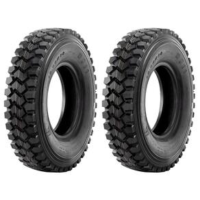 Kit 2 Pneus 10.00R20 Borrachudo Misto 18 Lonas 149/146K D911 Dplus