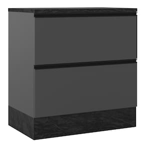 Balcão de Cozinha Cooktop 80cm Grace Grafite Z44 - Mpozenato