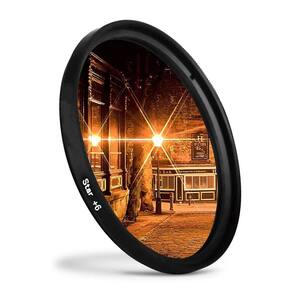 Filtro Star 62Mm Cross 6X Estrela De 6 Pontas