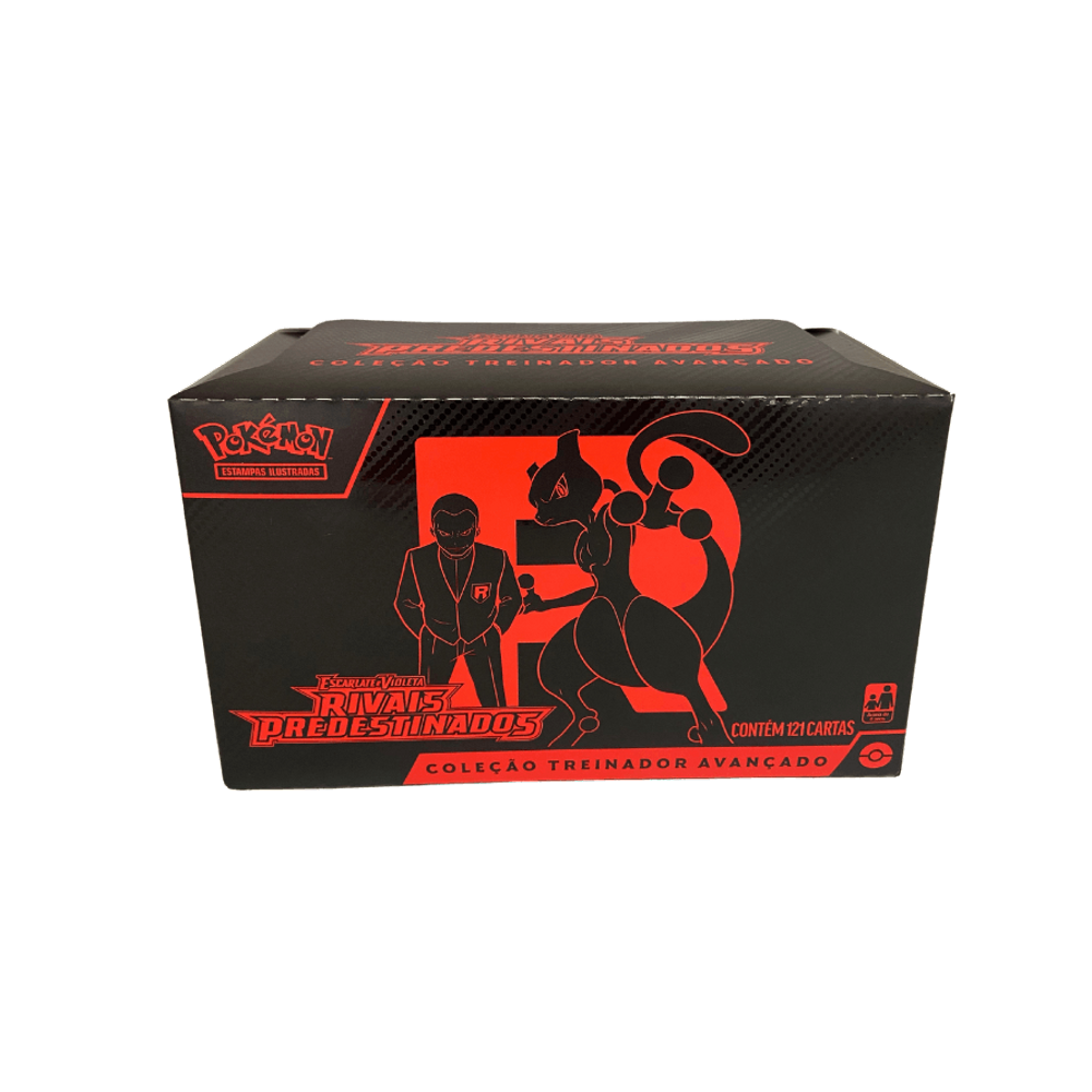 Box Pokemon - Colecao Treinador Avancado -  Escarlate e Violeta Rivais Predestinados COPAG DA AMAZONIA