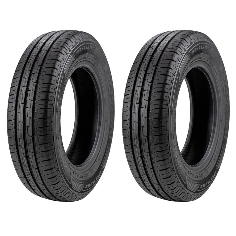 Kit 2 Pneus 195/75R16 C 10 Lonas 110/108R Argos RF19 Roadking