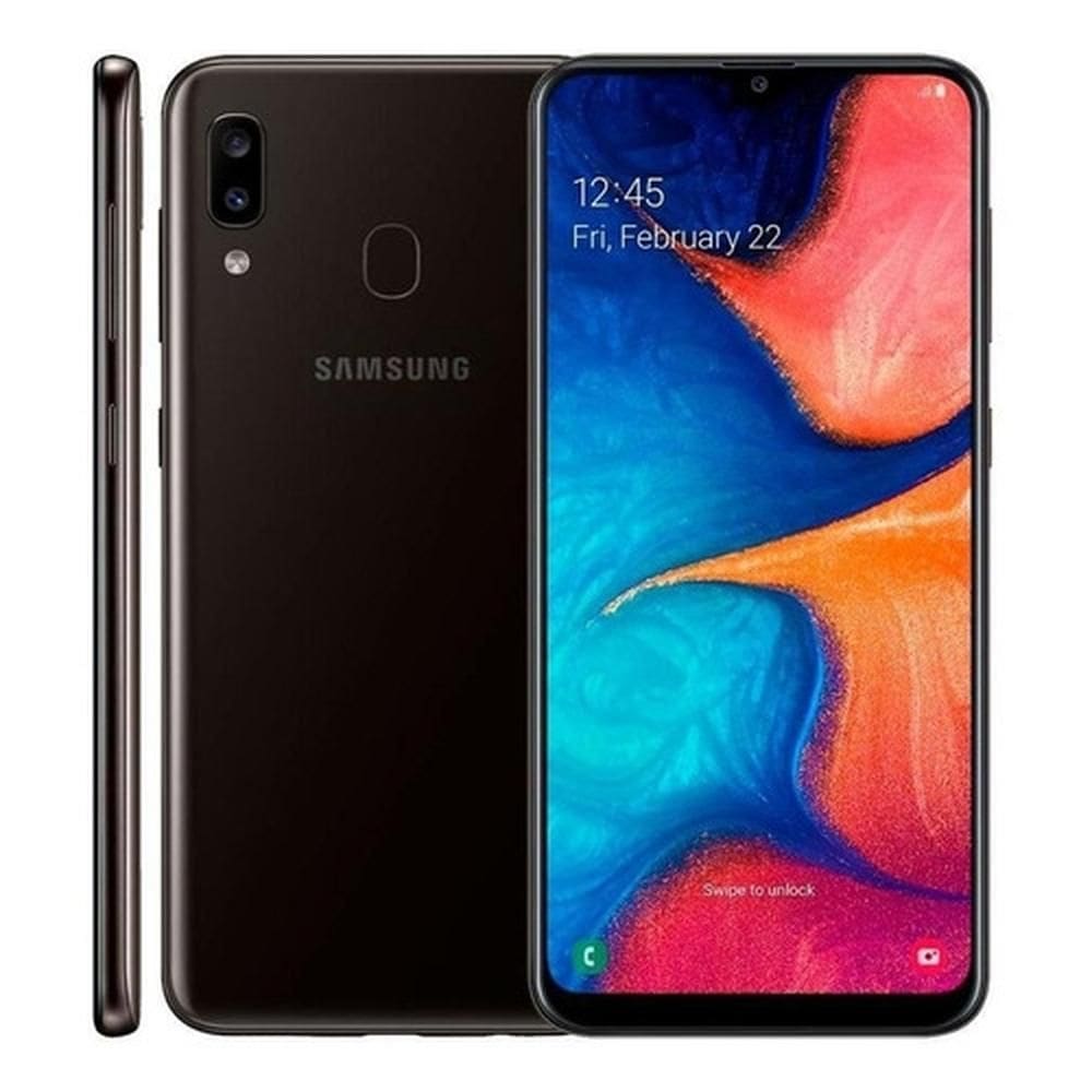 Usado: Samsung A20 32 GB Preto - Muito Bom