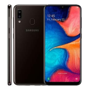 Usado: Samsung A20 32 GB Preto - Muito Bom