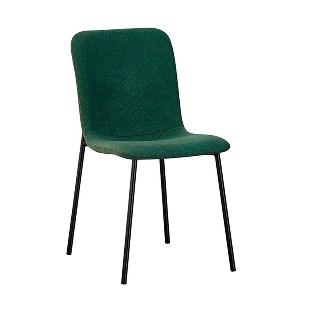 Cadeira de Jantar Tecido Boucle Celeste Verde Oliva