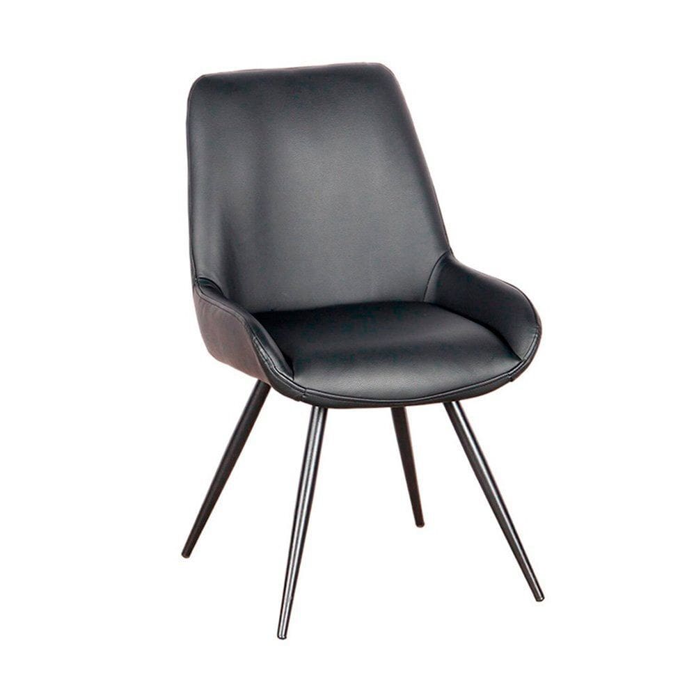 Cadeira para Sala de Jantar Giratória Aline Preto