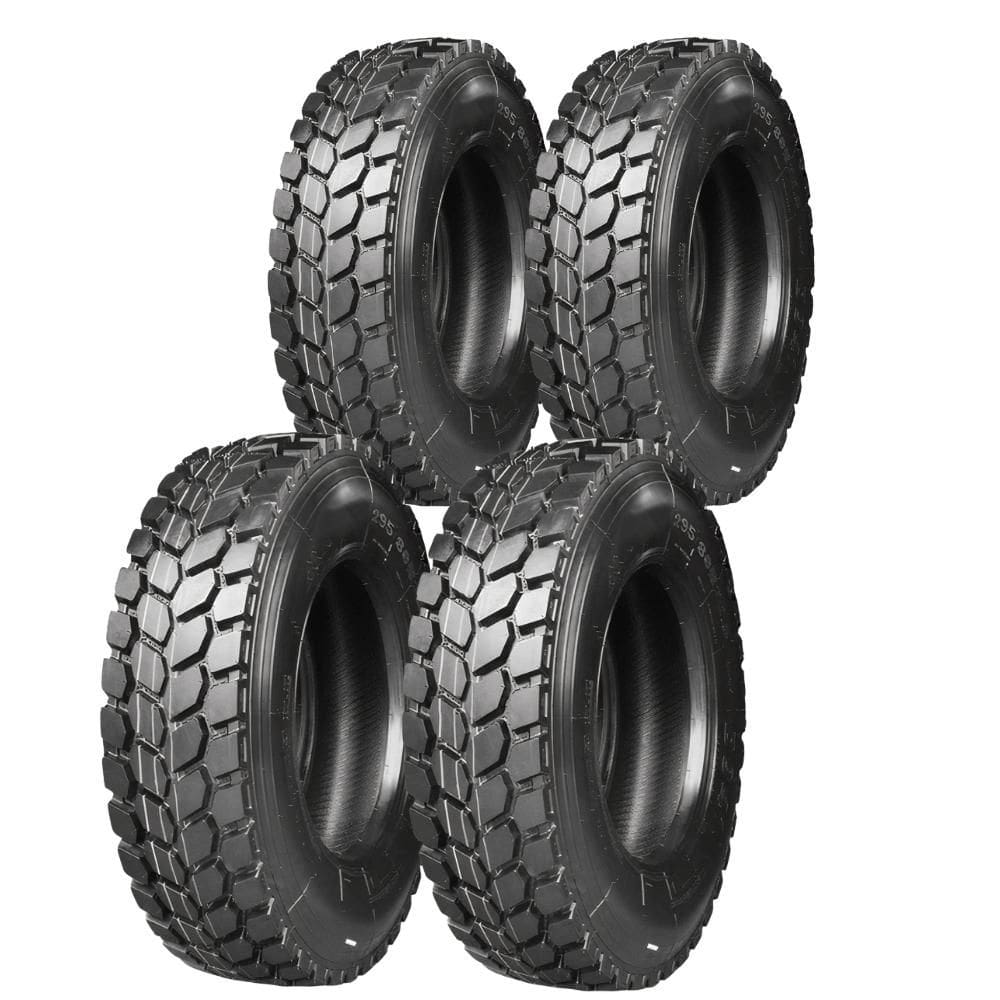 Kit 4 Pneus 275/80R22.5 Borrachudo Misto 16 Lonas 149/146L D941 Dplus