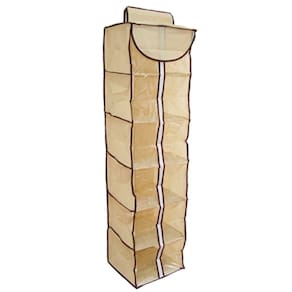 Sapateira Dobravel Anti Poeira Ziper Vertical 6 Divisorias