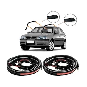 Kit Borracha Pingadeira Friso Teto Gol G3 G4 4 Portas Par
