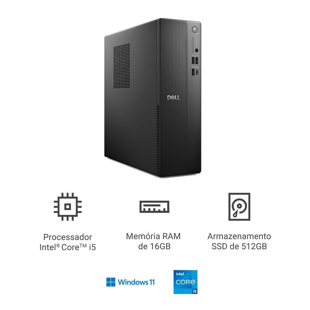 DellスリムデスクトップECS1250 Windows 11 SSD512GB Desktop Dell Slim ECS1250 Intel Core | Ponto