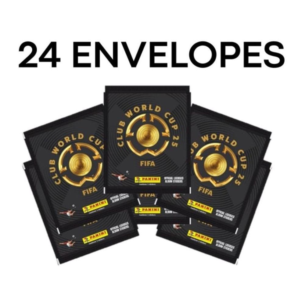 Kit com 24 Envelopes de Figurinhas FIFA World Cup 2025