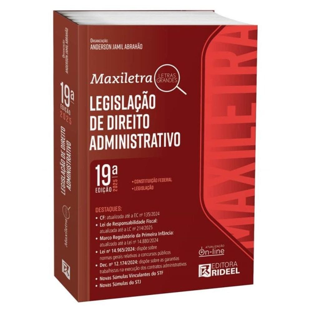 Legislação De Direito Administrativo Coleção Maxiletra - 19Ed.