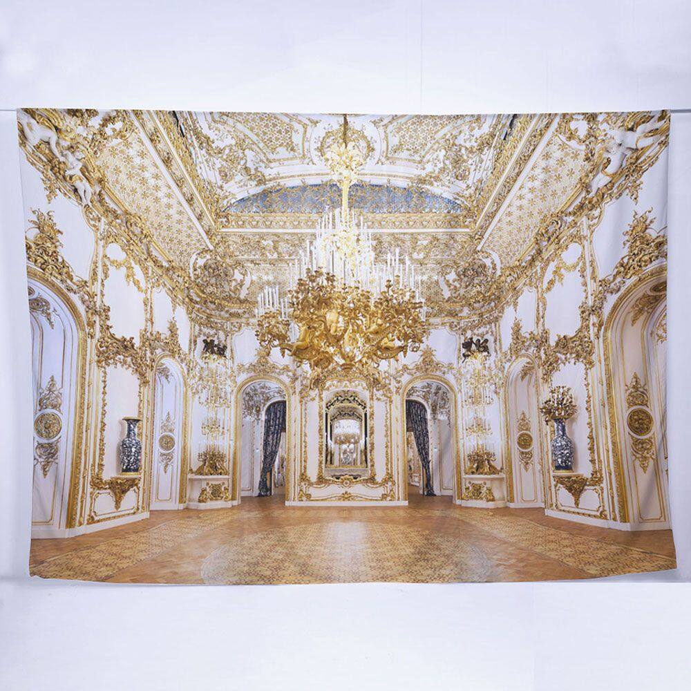 Painel de Festa Retangular Castelo de 6,00x3,00m - Fera Print