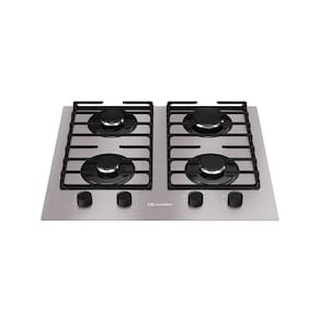 Fogão Cooktop 4 Bocas Ultra Chama MCG4BL Grade Dupla Mesa de Alumínio Mueller