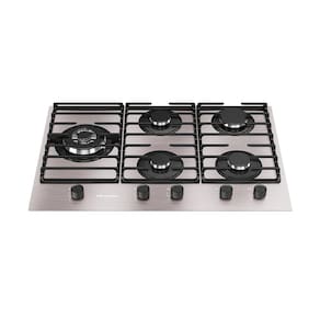 Fogão Cooktop 5 Bocas Ultra Chama MCG5BL Grade Dupla Mesa de Alumínio Mueller