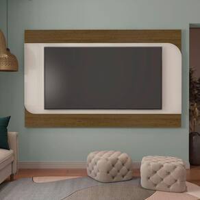 Painel Com Suporte Para Até 86 Polegadas 220cm Multimóveis Cr45315 Pinho-off White
