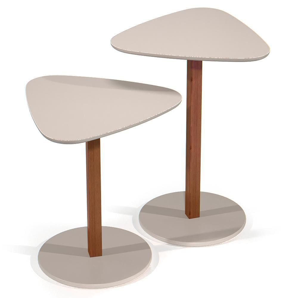 Mezanino Lateral Organico Sala De Estar Paris Off White Nature Tebar Off White Nature