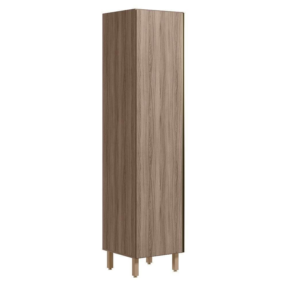 Paneleiro 1 Porta 221x50cm Mdf Kali 12229 Carvalho Toq Carvalho Toq Nicioli Carvalho Toq Carvalho Toq
