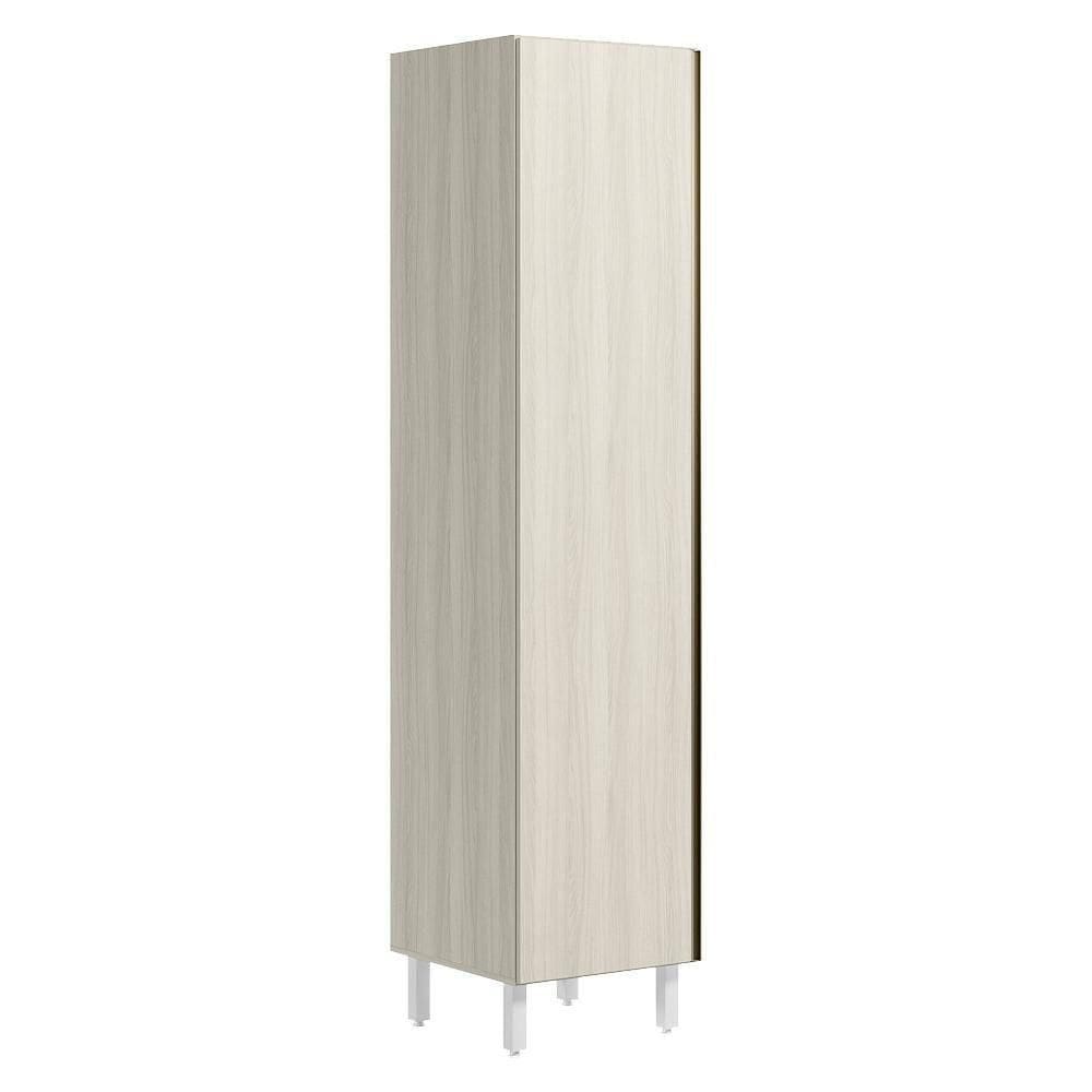 Paneleiro 1 Porta 221x50cm Mdf Kali 12229 Bianco Toq Bianco Toq Nicioli Bianco Toq Bianco Toq