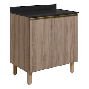 Balcao Com Tampo 2p 70 Cm Mdf Kali 12221 Carvalho Toq Carvalho Toq Nicioli Carvalho Toq Carvalho Toq