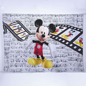 Painel de Festa Retangular Mickey Mouse de 6,00x3,00m - Fera Print