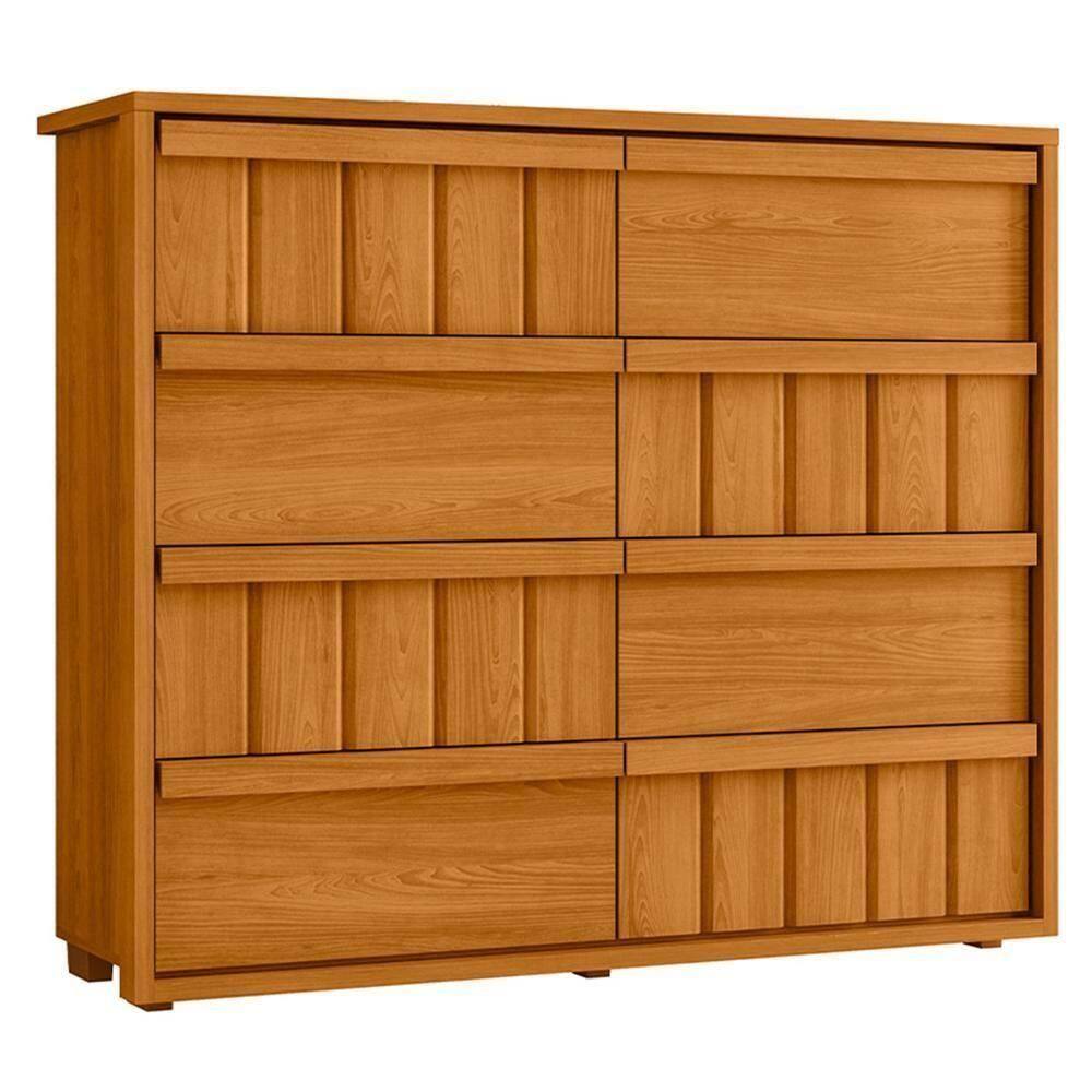 Cômoda Tarsila 8 Gavetas Cinamomo - Madetec Cinamomo