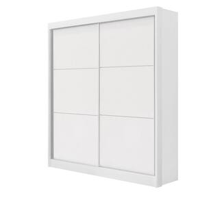 Guarda Roupa Roupeiro Santorini 2 Portas Branco - D`Doro