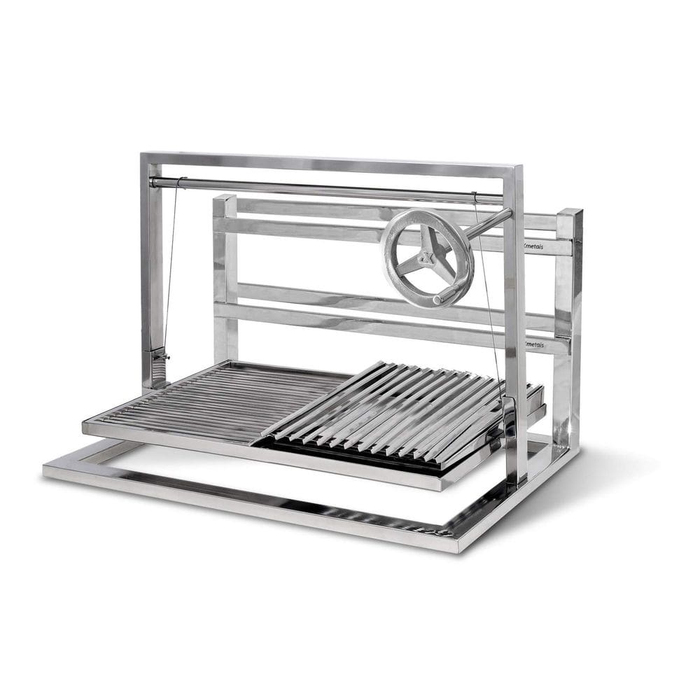 Grill Elevatório Unique em Aço Inox - JX Metais