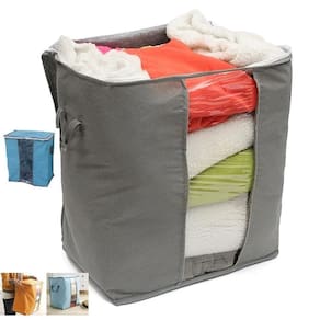 Caixa Dobrável De Armazenamento Grande 50cm Organizador Para Roupas, Cobertores, Toalhas, Brinquedos - Closet E Armário