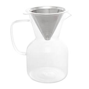 Cafeteira de Vidro Borossilicato com Filtro 800ml - Lyor