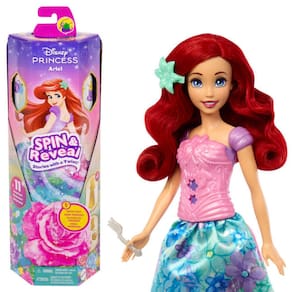 Disney Princesa Ariel Spin and Reveal Flores MATTEL