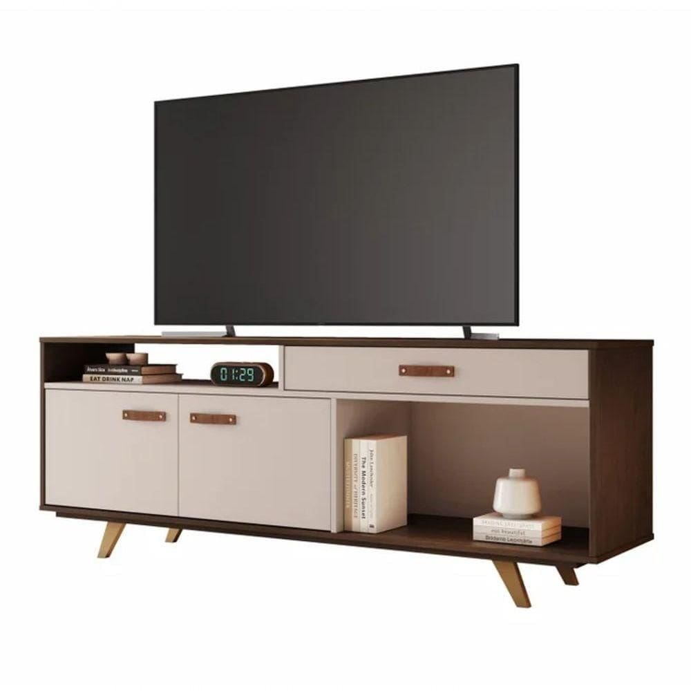 Rack ímpar Para Até 65” Jcm Movelaria - Café Soft/off