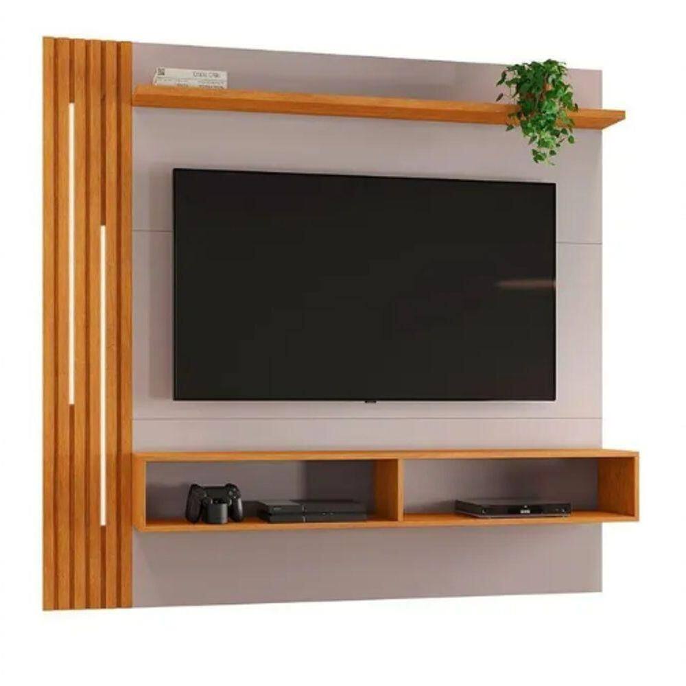 Painel Agrado Para Até 65" Jcm Movelaria - Off/cinamomo