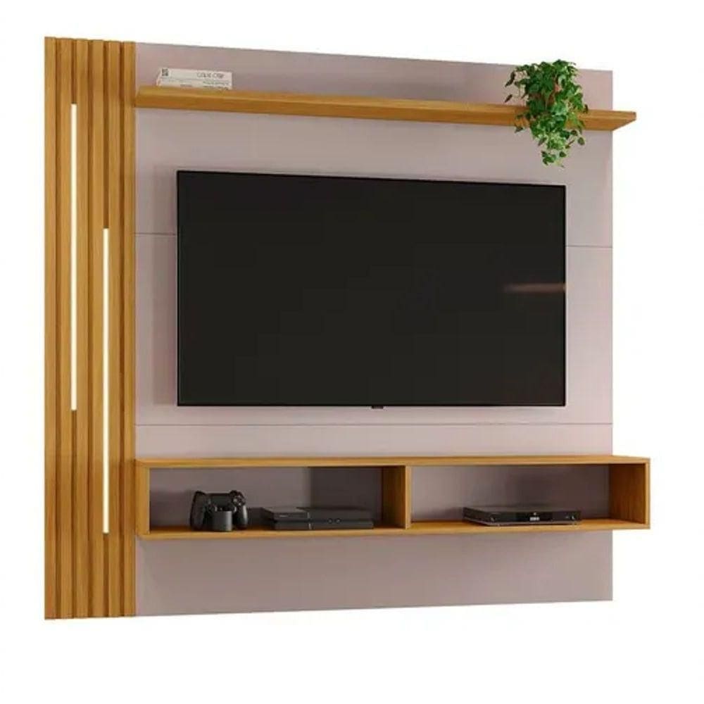 Painel Agrado Para Até 65" Jcm Movelaria Off/nature