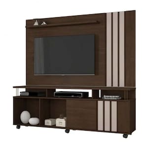 Rack E Painel Atraente 70" Jcm Movelaria - Café Soft/off