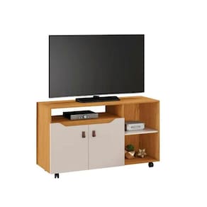 Rack Seleto Para Até 49" Jcm Movelaria - Cinamomo/off