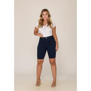 Bermuda Feminina 7883 Azul Marinho [F075]