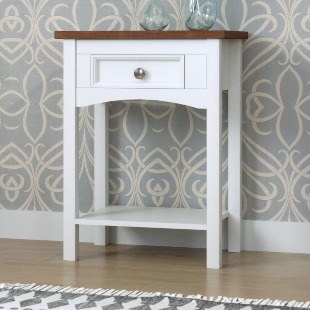 Mesa Aparador 1 Gaveta 1 Prateleira Veneza Branco