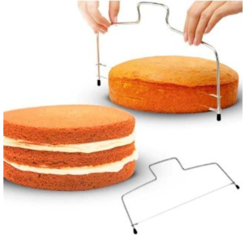 Cortador Nivelador Fatiador de Bolo Ajustável Aço Inox