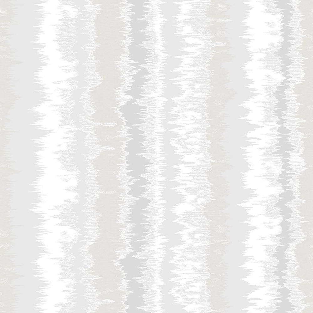 Papel De Parede Vinilico C/Listras Texturas Bege E Cinza